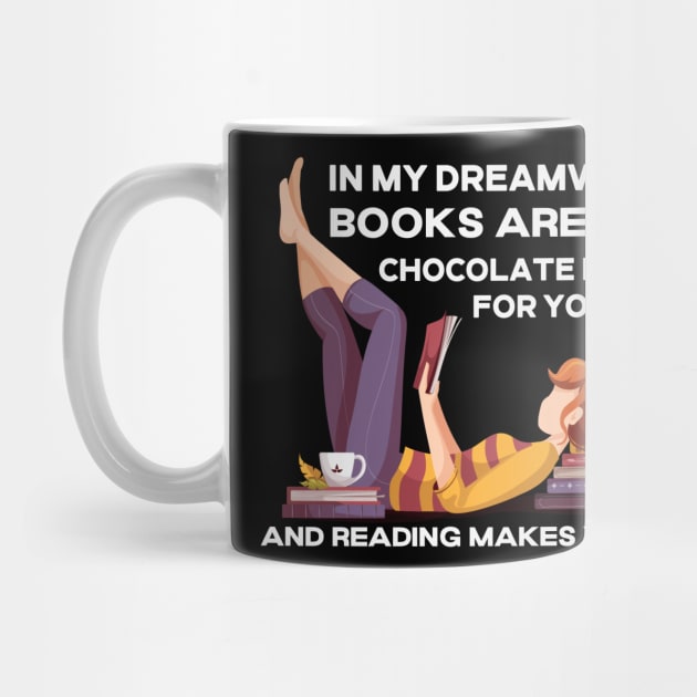 Funny Reading Design for Bookworms by Shirts by Jamie